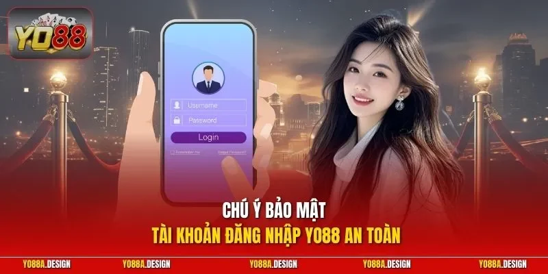 Chú ý bảo mật tài khoản đăng nhập YO88 an toàn