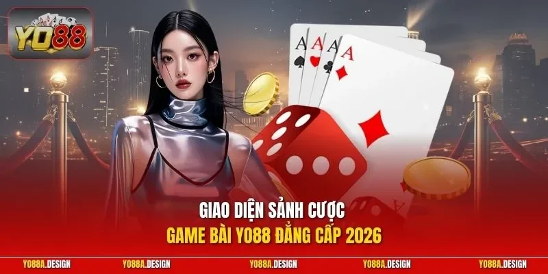 Giao diện sảnh cược game bài YO88 đẳng cấp 2026