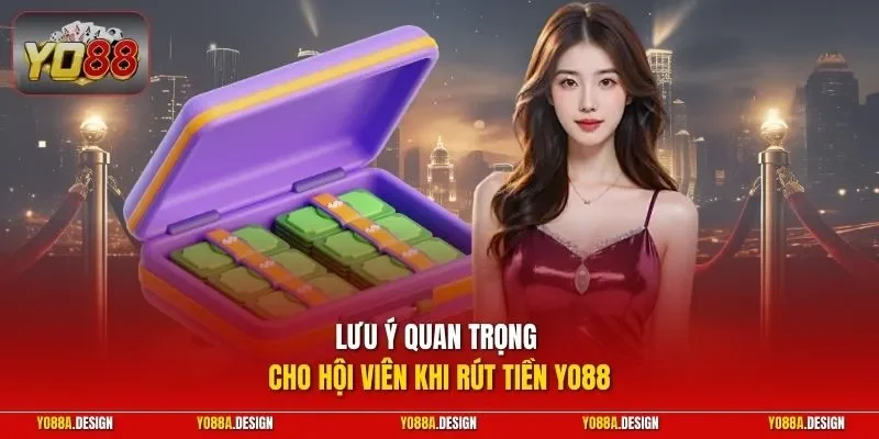 Lưu ý quan trọng cho hội viên khi rút tiền YO88