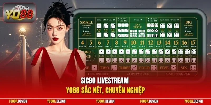 Sicbo Livestream YO88 sắc nét, chuyên nghiệp