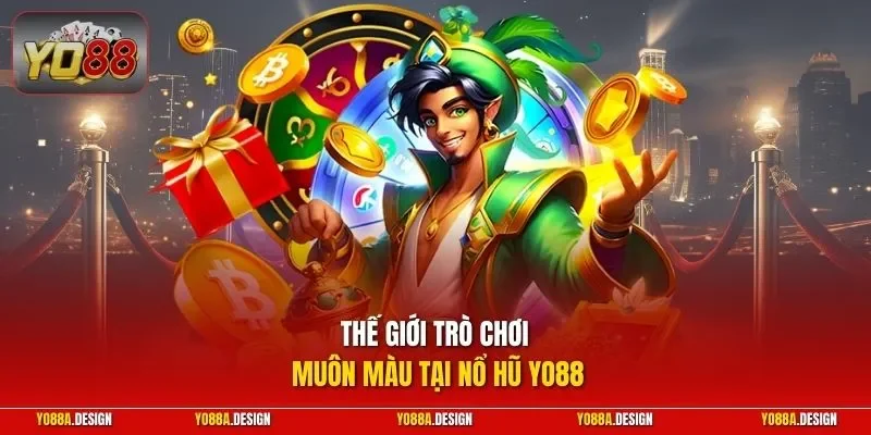 Thế giới trò chơi muôn màu tại nổ hũ YO88